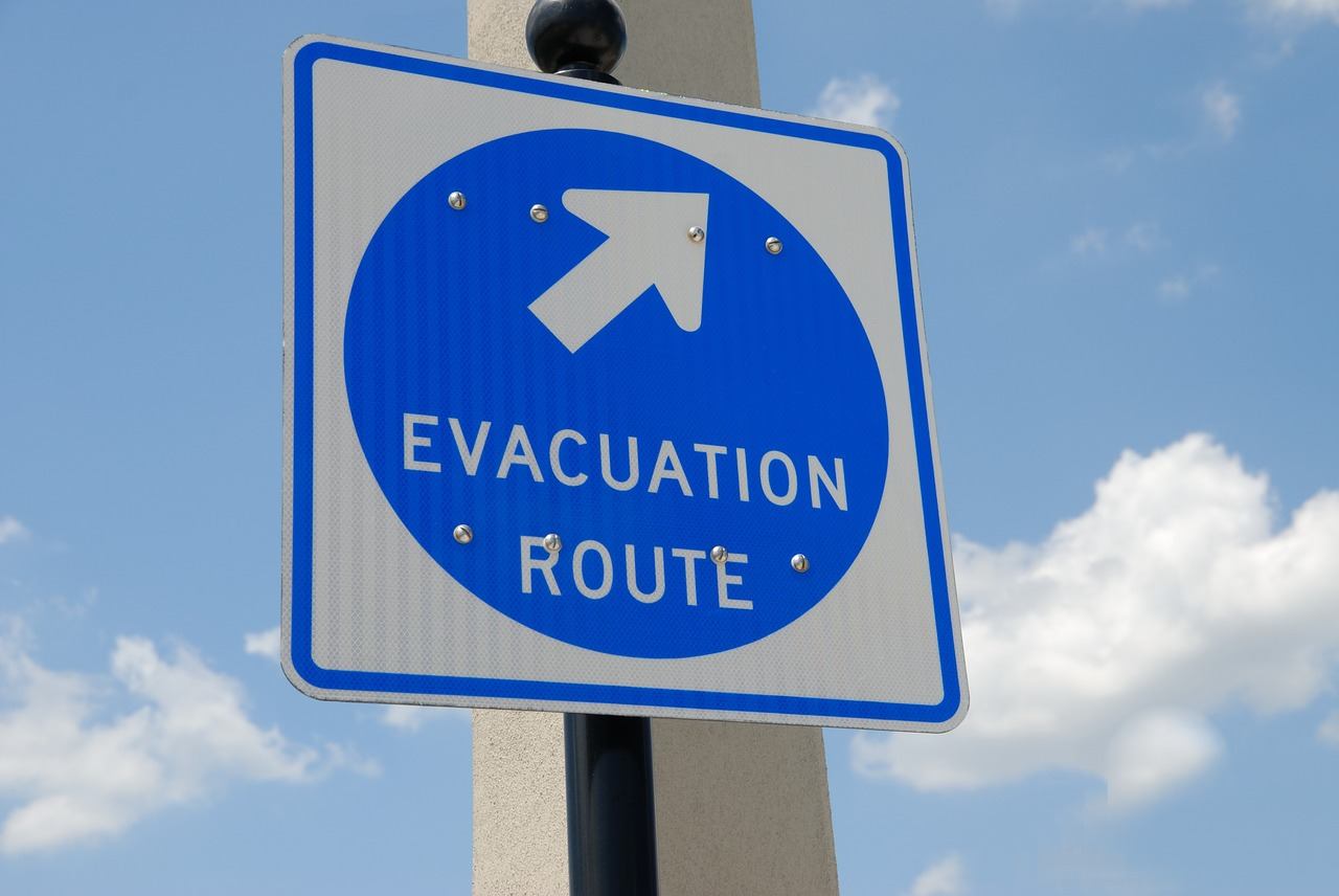 evacuation route